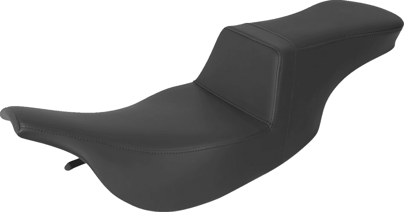 SADDLEMEN 0801-1429 Tour Step-Up Seat - Smooth - Black - FL '97-'07