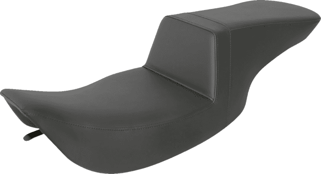 SADDLEMEN 0801-1433 Tour Step-Up Seat - Smooth - Black - FL '97-'07
