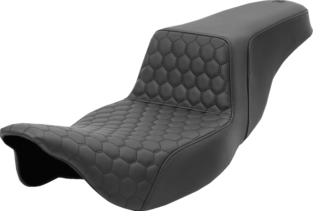 SADDLEMEN 0801-1549 Step-Up Seat - Honeycomb - Extended Reach - FL '08-'24