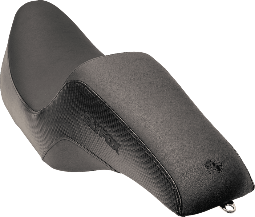 SLYFOX 0801-1612 Drifter Seat - Black Logo - Smooth Vinyl - Carbon Fiber - FL '97-'07 — image 3 of 4