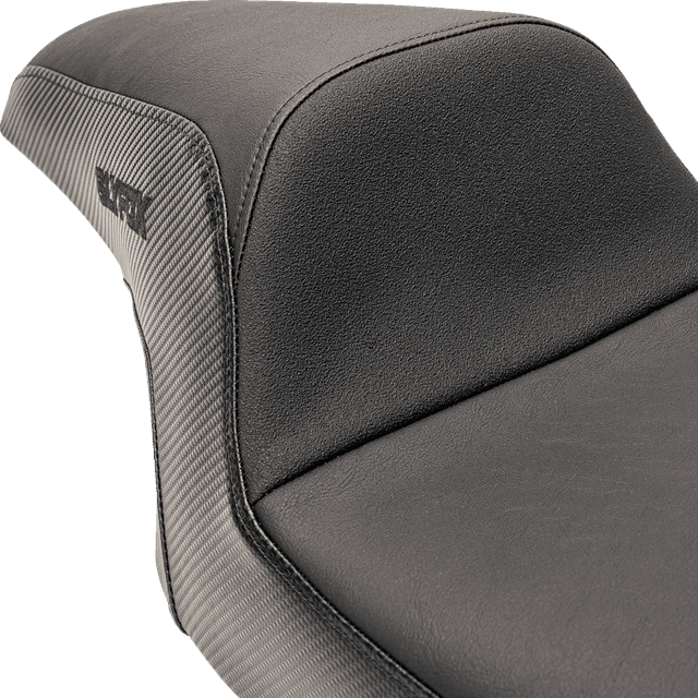 SLYFOX 0801-1612 Drifter Seat - Black Logo - Smooth Vinyl - Carbon Fiber - FL '97-'07 — image 4 of 4