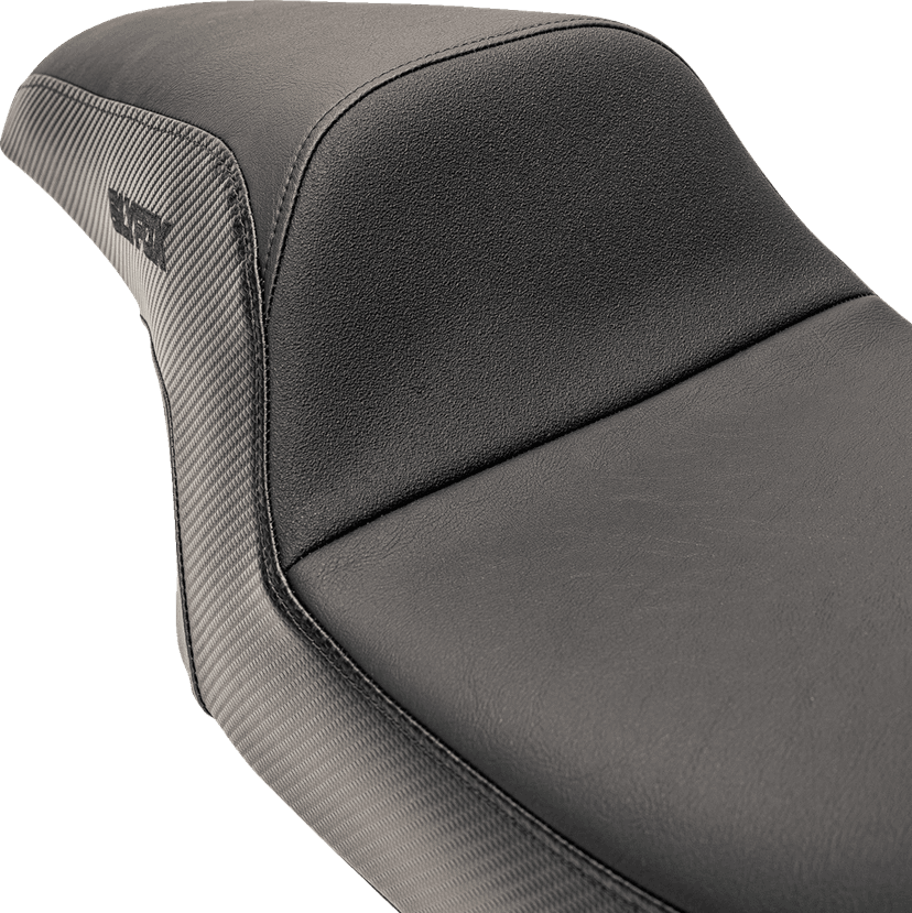 SLYFOX 0801-1614 Drifter Seat - Black Logo - Smooth Vinyl - Carbon Fiber - FL '08-'23 — image 7 of 7