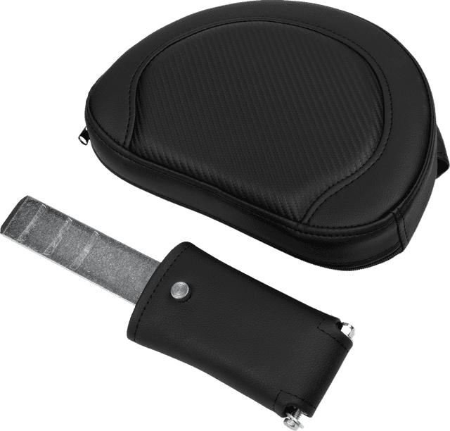 SADDLEMEN 0801-1626 Roadsofa™ Extended Reach Seat - Carbon Fiber - Black Stitch - Backrest - FL '08-'24 — image 3 of 6