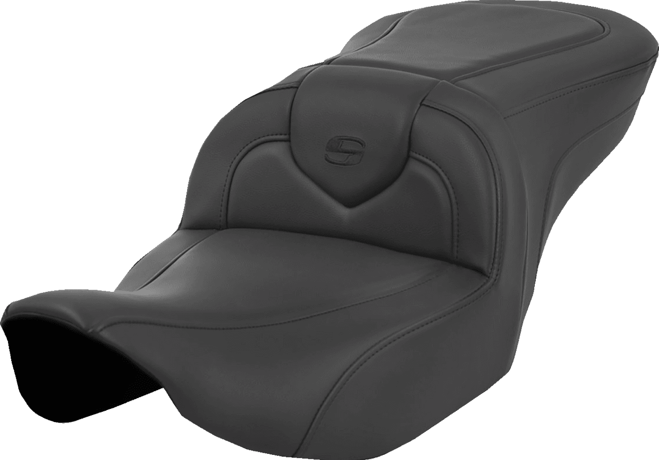 SADDLEMEN 0801-1635 Roadsofa™ Seat - without Backrest - Black Stitching - FL '23-'24
