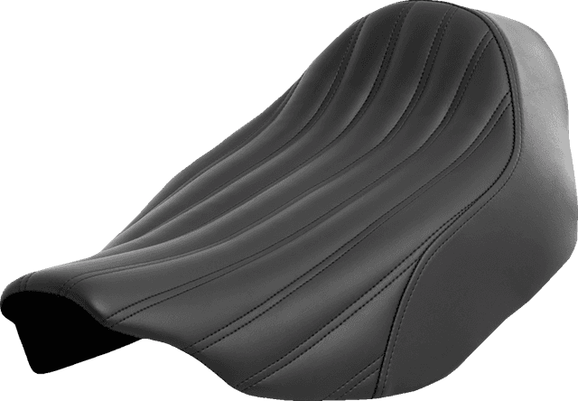 SADDLEMEN 0801-1704 Renegade™ Knuckle Solo Seat - Black - FLH/FLT '23-'24