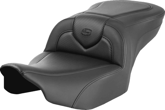 SADDLEMEN 0801-1737 RoadSofa™ Seat - Carbon Fiber - without Backrest - FLTR/FLHX '23-'24 — image 1 of 3