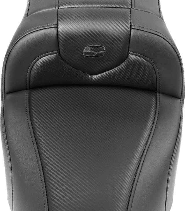 SADDLEMEN 0801-1737 RoadSofa™ Seat - Carbon Fiber - without Backrest - FLTR/FLHX '23-'24 — image 2 of 3