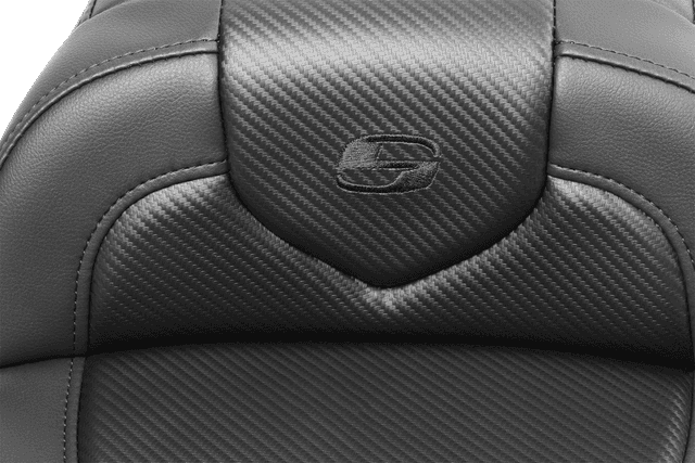 SADDLEMEN 0801-1737 RoadSofa™ Seat - Carbon Fiber - without Backrest - FLTR/FLHX '23-'24 — image 3 of 3