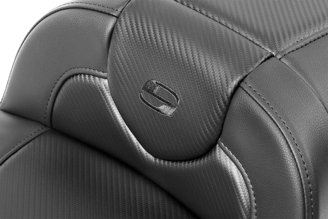 SADDLEMEN 0801-1739 Roadsofa™ Extended Reach Seat - without Backrest - Carbon Fiber - FLTR/FLHX '23-'24 — image 4 of 4