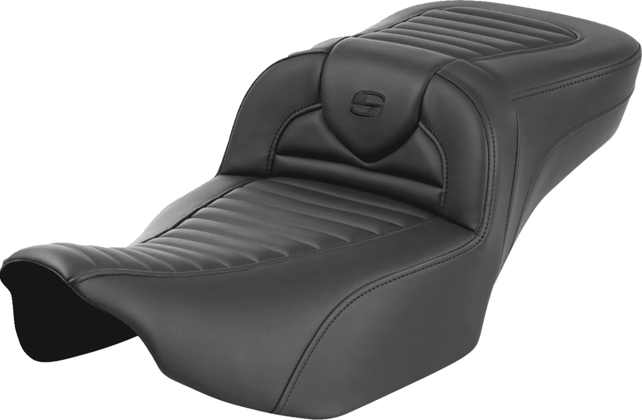 SADDLEMEN 0801-1771 Roadsofa™ Extended Reach Seat - without Backrest - Tuck-n-Roll - FLTR/FLHX '23-'24