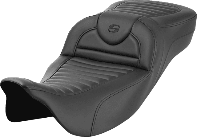 SADDLEMEN 0801-1816 Roadsofa™ Extended Reach Seat - without Backrest - Tuck-n-Roll - FL '08-'24 — image 1 of 2