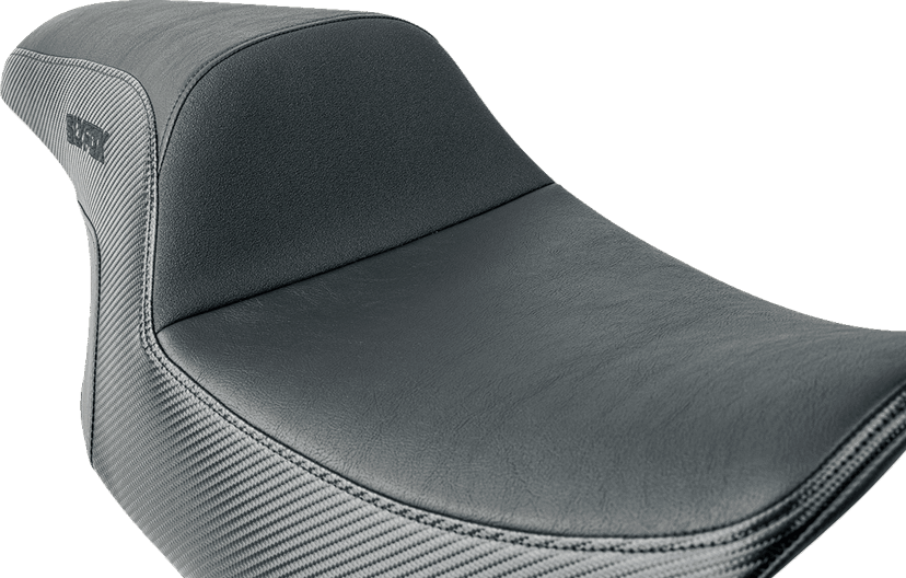 SLYFOX 0801-1839 Drifter Tour Seat - Vinyl w/ Slipstop - Black Logo - FL '23-'24 — image 2 of 5
