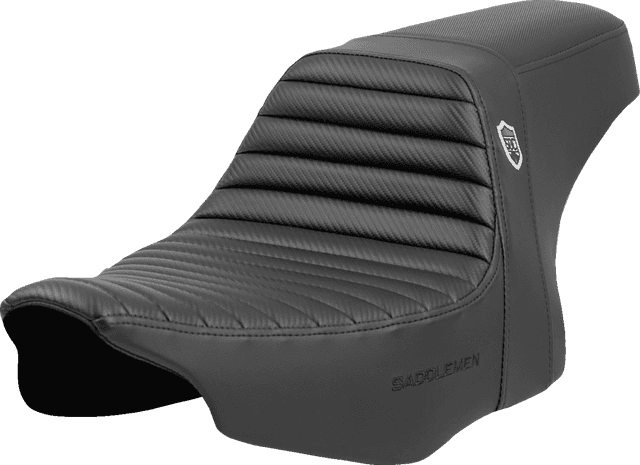 SADDLEMEN 0801-1967 Pro Series SDC Performance Seat - w/o Backrest - Tuck-n-Roll - FLH/FLT '23-'24