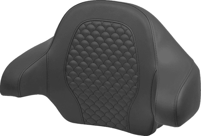 SADDLEMEN 0801-1969 Tour-Pak® Backrest Pad - Dragon Scale - FLH/FLT '14-'24
