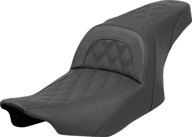 SADDLEMEN 0801-1978 Slim Seat - Lattice Stitch - FLT/FLH '23-'24