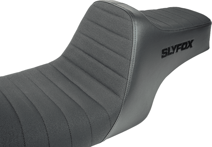 SLYFOX 0801-1992 High Noon Seat - Vinyl - Classic Stitch - Black Logo - FL '97-'07 — image 3 of 4