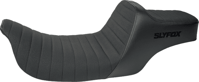 SLYFOX 0801-1992 High Noon Seat - Vinyl - Classic Stitch - Black Logo - FL '97-'07 — image 1 of 4