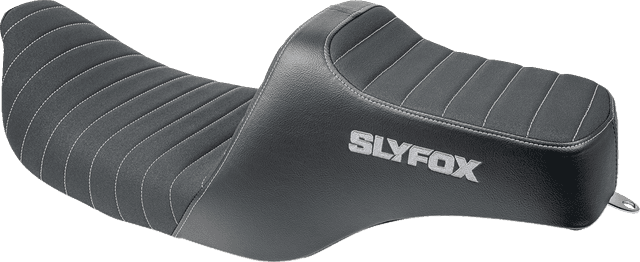 SLYFOX 0801-1993 High Noon Seat - Vinyl - Classic Stitch - Gray Logo - FL '97-'07 — image 2 of 4