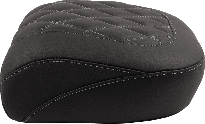 MUSTANG 0801-2019 Wide Tripper™ Seat - Passenger - Gun Metal Stitching - FLT/FLH '23-'25 — image 1 of 2