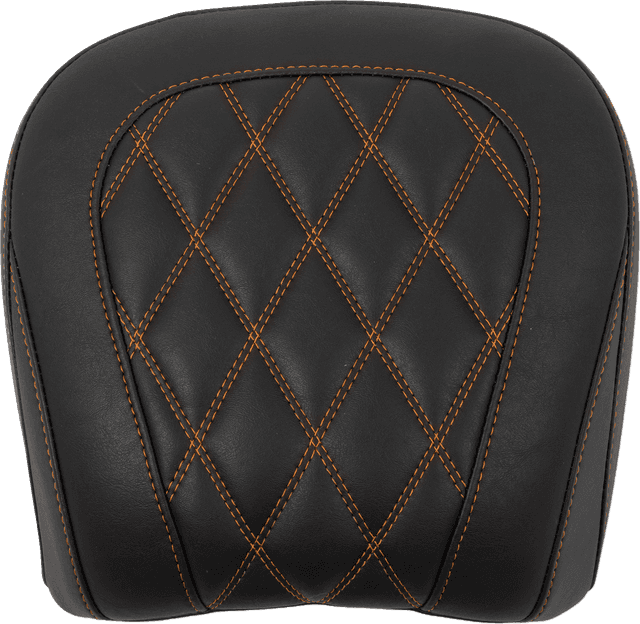 MUSTANG 0801-2025 Wide Tripper™ Seat - Passenger - Mandarin Orange Stitching - FLT/FLH '23-'25 — image 2 of 2