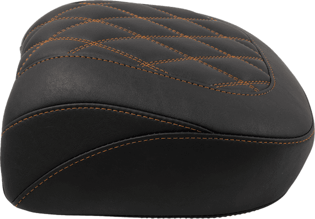 MUSTANG 0801-2025 Wide Tripper™ Seat - Passenger - Mandarin Orange Stitching - FLT/FLH '23-'25 — image 1 of 2