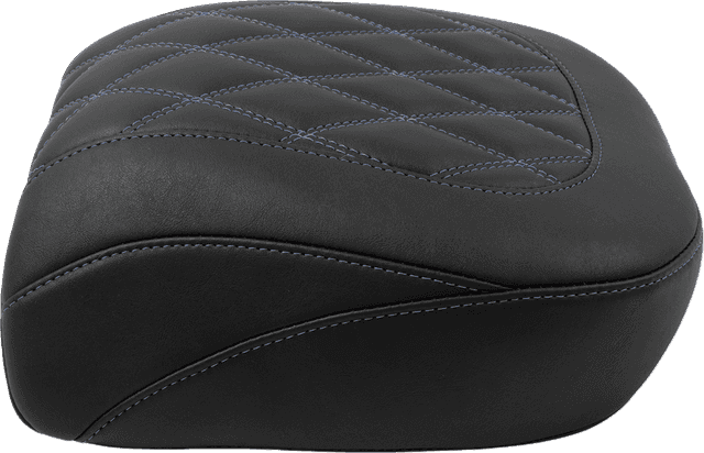 MUSTANG 0801-2028 Wide Tripper™ Seat - Passenger - Sky Blue Stitching - FLT/FLH '23-'25 — image 1 of 2