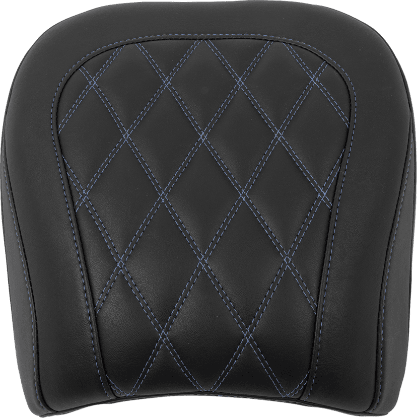 MUSTANG 0801-2028 Wide Tripper™ Seat - Passenger - Sky Blue Stitching - FLT/FLH '23-'25 — image 2 of 2