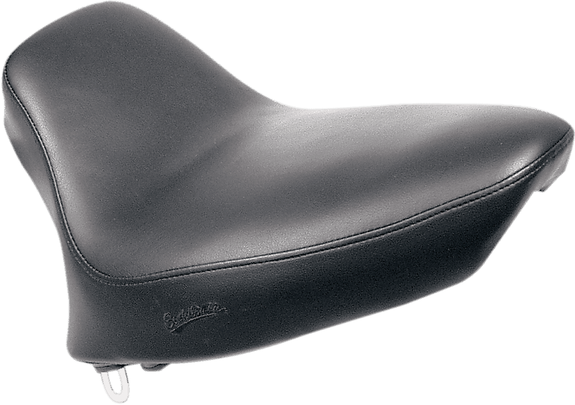 SADDLEMEN 0802-0215 Renegade™ Solo Seat - Smooth - Black - Softail '84-'99