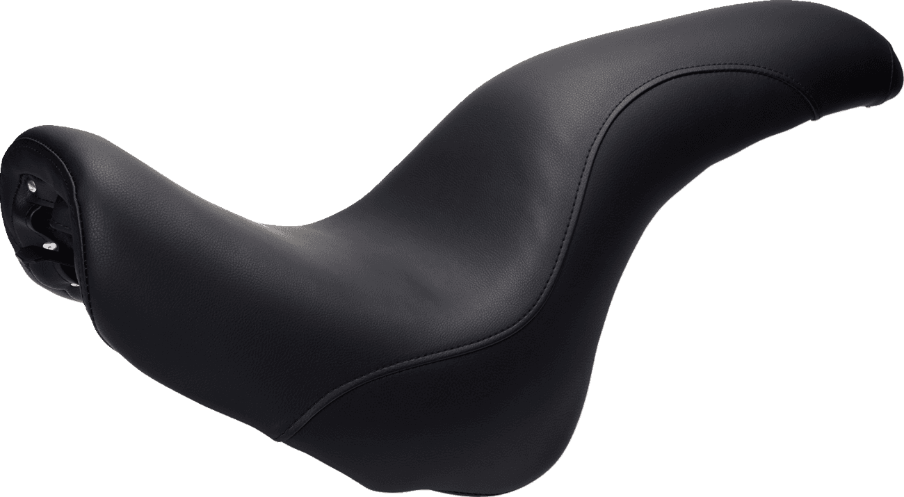 SADDLEMEN 0802-0285 Seat - Profiler™ - Black - Smooth - FXSTD '00-'07