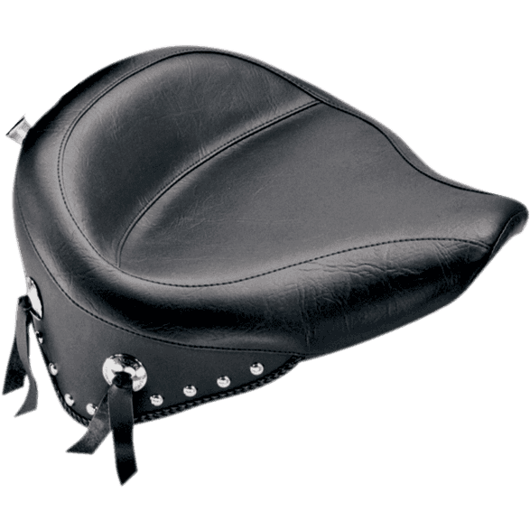 MUSTANG 0802-0459 Wide Studded Solo Seat - Softail '84-'99