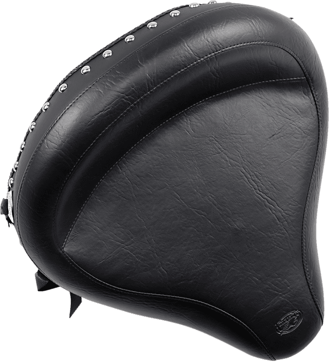 MUSTANG 0802-0459 Wide Studded Solo Seat - Softail '84-'99 — image 2 of 5