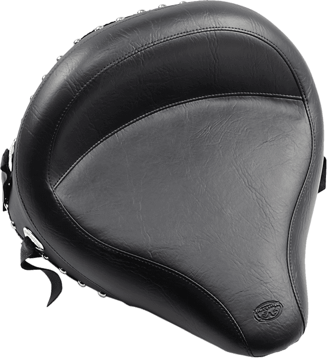 MUSTANG 0802-0459 Wide Studded Solo Seat - Softail '84-'99 — image 3 of 5