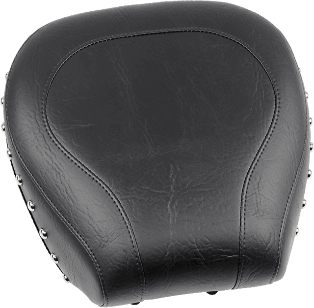 MUSTANG 0802-0460 Wide Rear Seat - Studded - Black - Softail '84-'99 — image 2 of 3