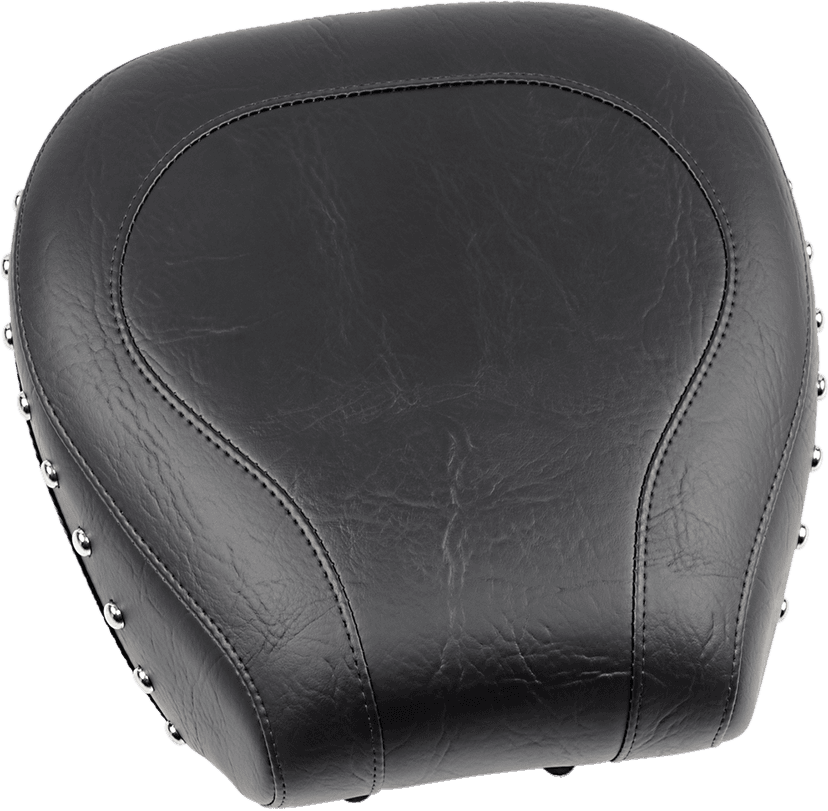 MUSTANG 0802-0460 Wide Rear Seat - Studded - Black - Softail '84-'99 — image 2 of 3