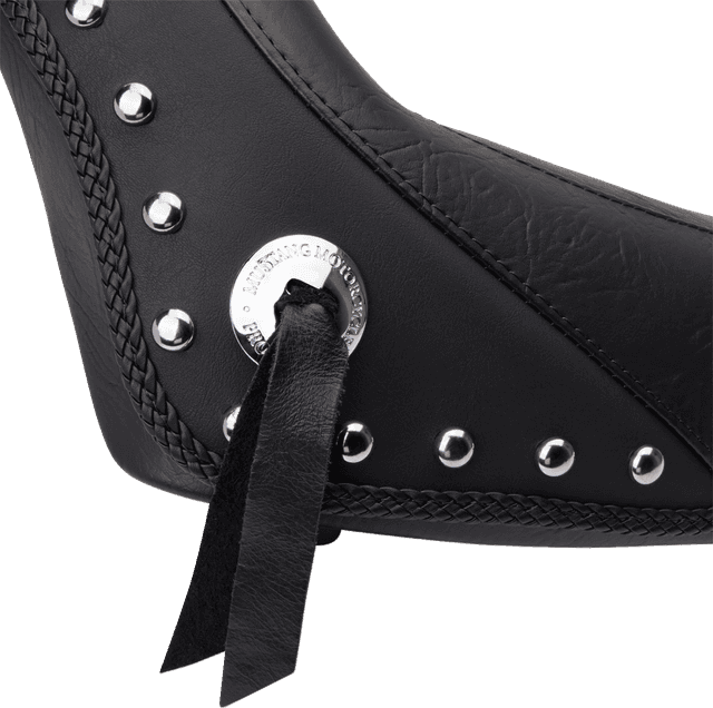 MUSTANG 0802-0478 Studded Solo Seat - FLST '00-'17 — image 2 of 4