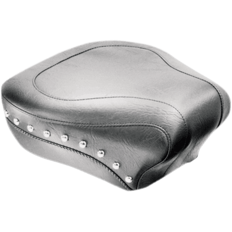MUSTANG 0802-0484 Wide Rear Seat - Studded - Black - FLST '00-'15