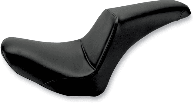 SADDLEMEN 0802-0566 Seat - Profiler™ - Black - Smooth - FLSTN '06-'17