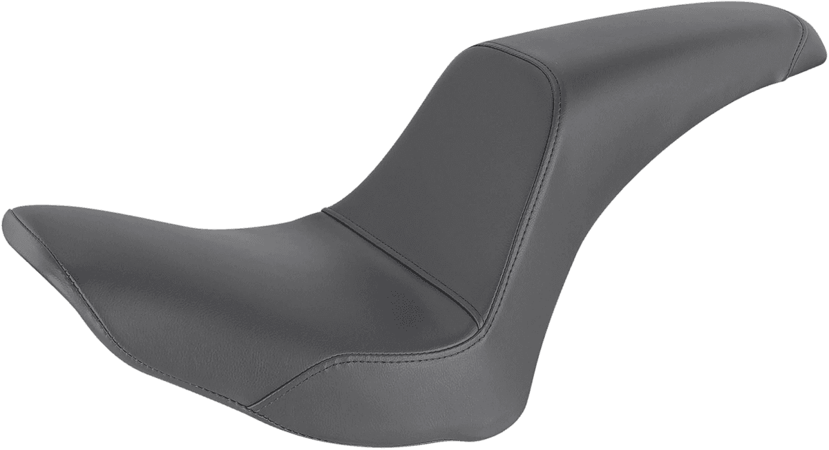 SADDLEMEN 0802-0583 Seat - Profiler™ - Black - Smooth - FLSTC '06-'17
