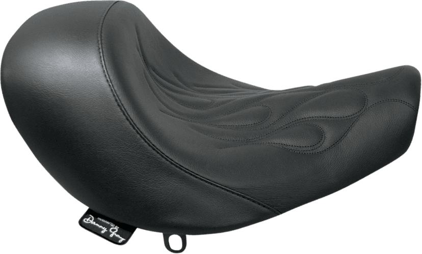 DANNY GRAY 0802-0655 Speed Cradle Solo Seat - Flame Stitched - FXCW/C '08-'11 — image 1 of 3