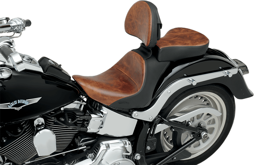 SADDLEMEN 0802-0748 Lariat Seat - Softail '06-'17 — image 4 of 5
