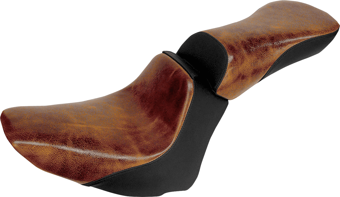 SADDLEMEN 0802-0752 Pillion Pad - Lariat - Brown