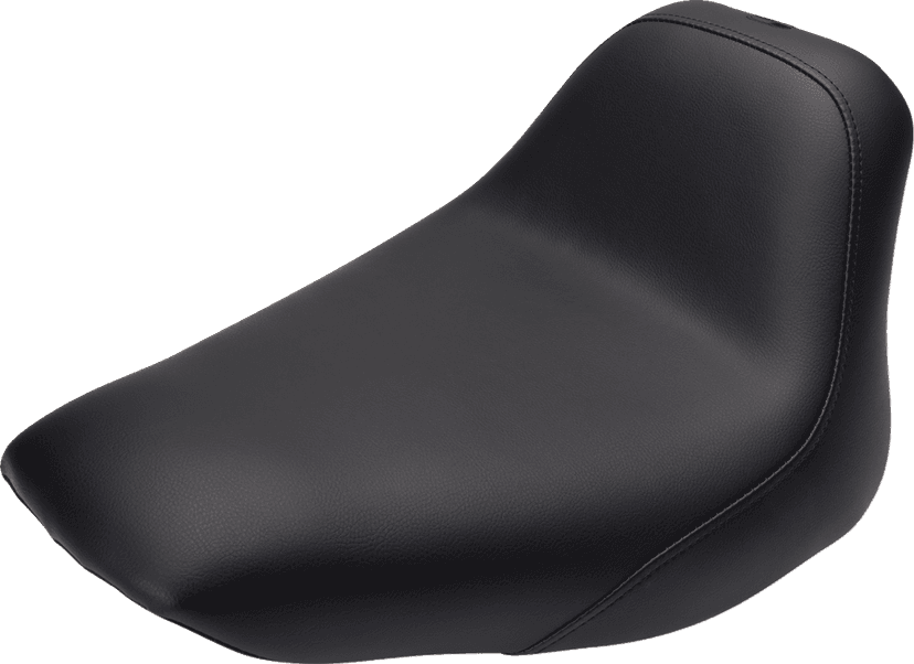 SADDLEMEN 0802-0797 S3 Super Slammed Seat - Solo - Black - '06-'17 FLSTC — image 1 of 4