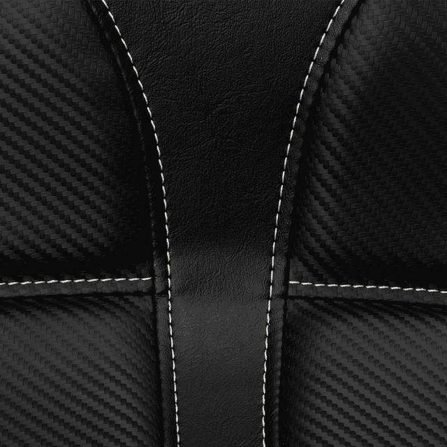 SADDLEMEN 0802-0802 Dominator Solo Seat - w/o Backrest - Black w/ Gray Stitching - FLSTC/N '06-'17 — image 2 of 9