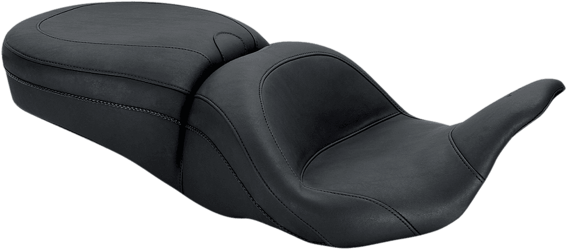 MUSTANG 0802-0886 Lowdown Seat - Plain - FLH/FLT '08-'25
