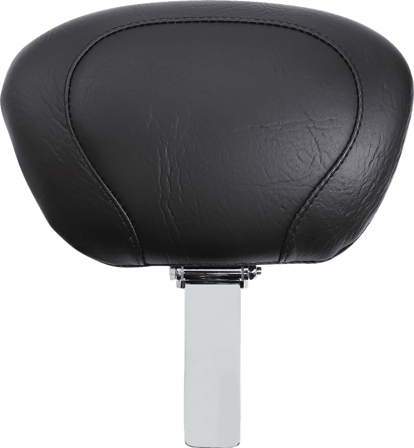 MUSTANG 0802-0893 Wide Solo Seat - With Backrest - Vintage - Black - Smooth - FLSTN '05-'17 — image 2 of 7