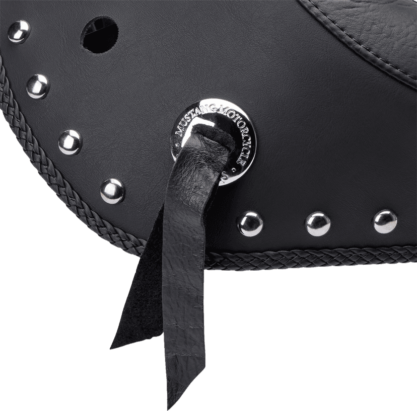 MUSTANG 0802-0894 Wide Studded Deluxe Solo Seat — image 3 of 4