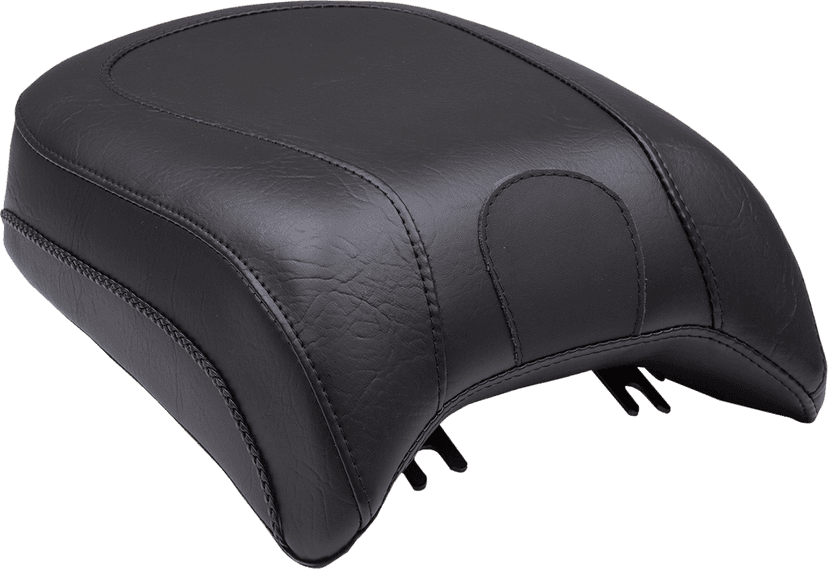 MUSTANG 0802-0897 Wide Rear Seat - Studded - Black - FLST '05-'17