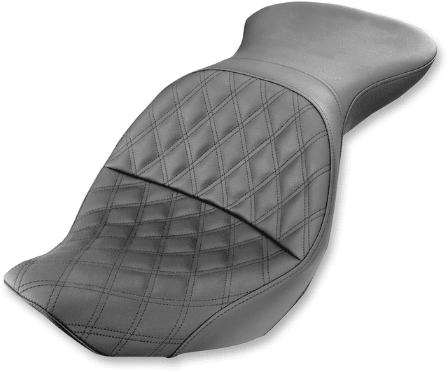 SADDLEMEN 0802-0917 Explorer Seat - Lattice Stitched - FLSTC '06-'17