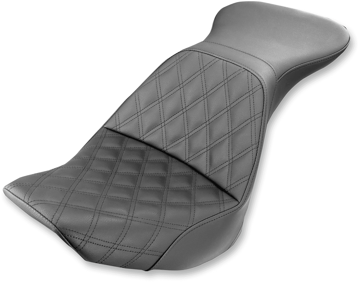 SADDLEMEN 0802-0919 Explorer Seat - Lattice Stitched - FLSTN '06-'17