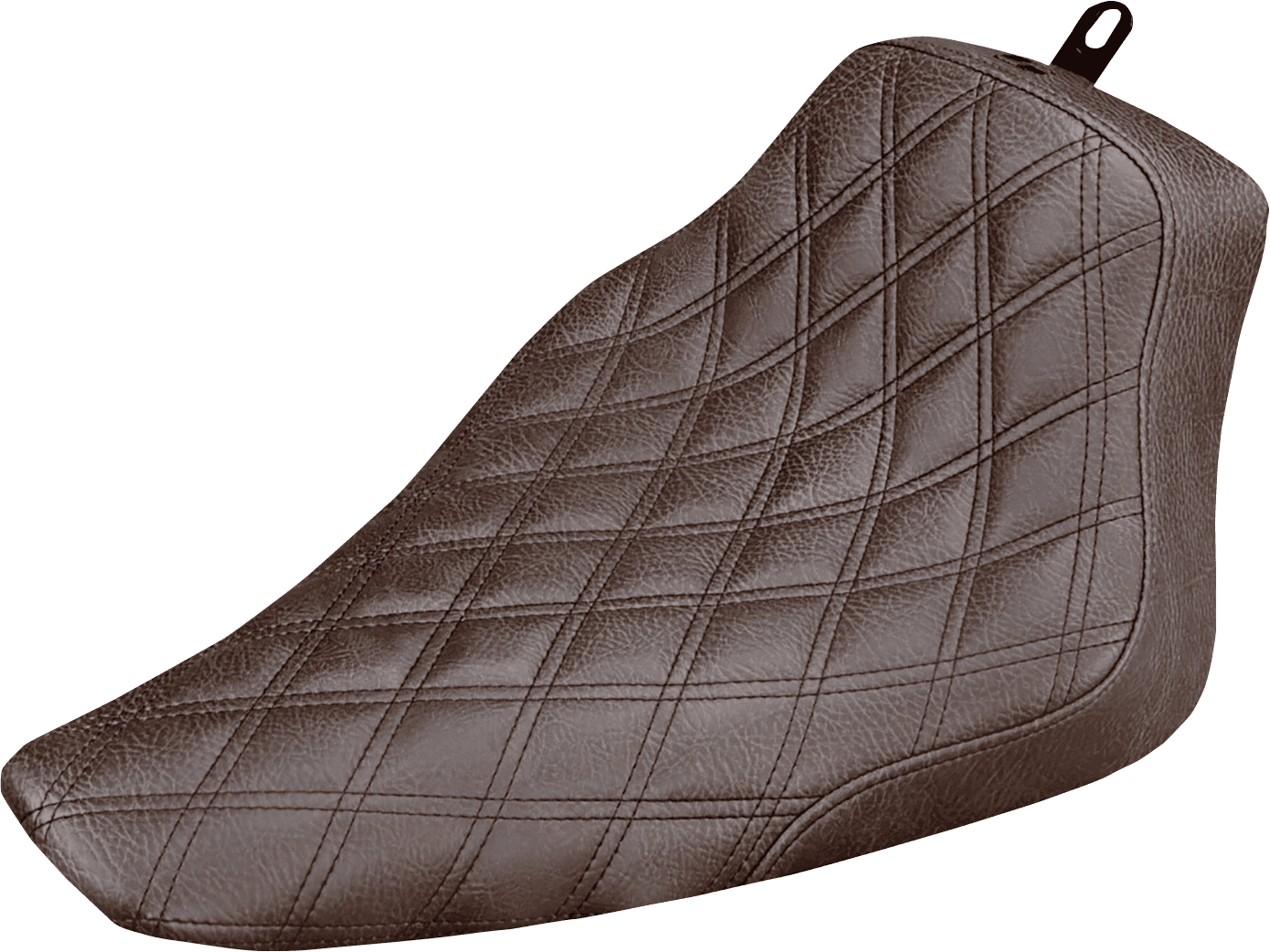 SADDLEMEN 0802-0932 Renegade™ Solo Seat - Lattice Stitched - Brown - FLS '12-'17
